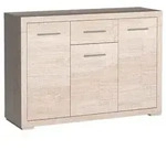 Masseno Kommode, Eiche, Holzwerkstoff, 2 Schubladen, 127.5x91x40.5 cm,...