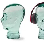 Design Delights Kopfh&ouml;rerst&auml;nder, Transparent, Glas, 21x29x21 cm, Dekoration,