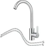 K&uuml;chenarmatur, Silber, Metall, 18x5x32 cm, K&uuml;chen, K&uuml;chenausstattung,