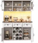 Stilvora K&uuml;chenschrank, Wei&szlig;, Holzwerkstoff, 3 F&auml;cher, 3 Schubladen,