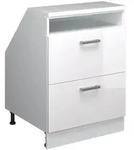 Vicco Dachschr&auml;genschrank, Wei&szlig; Hochglanz, Wei&szlig;, Holzwerkstoff, 1 F&auml;cher, 2