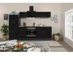 Respekta K&uuml;chenblock Premium 2.0, Grau, Schwarz, Holzwerkstoff, 3 Schublade(n),1