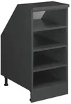 Vicco Dachschr&auml;genschrank, Anthrazit, Anthrazit, Holzwerkstoff, 4 F&auml;cher,