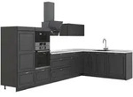 Vicco Eckk&uuml;che, Anthrazit, Anthrazit, Holzwerkstoff, Formgebogen, 347x153.6x60...