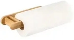 eluno Wand-K&uuml;chenrollenhalter,, Braun, Holz, 34.5x3x8 cm, K&uuml;chenzubeh&ouml;r,