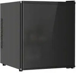 Homcom Mini-K&uuml;hlschrank, Schwarz, Metall, 51.3 cm, Essen & Trinken, Barausstattung