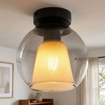 Globo Lighting Led, Schwarz, Glas, Rund, 18x19x18 cm, Lampen & Leuchten, LED