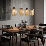 Globo Lighting Pendelleuchte, Orange, Glas, F, 20x120x110 cm, Lampen &...