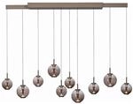 Neuhaus Pure Led-H&auml;ngeleuchte, Bernstein, Metall, Glas, rund,rund,...