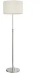 Homcom Stehleuchte, Beige, Metall, F, 40x168x40 cm, Lampen & Leuchten,