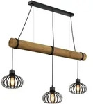 Globo Lighting Led, Schwarz, Holz, Rund, F, 20x150x100 cm, Lampen & Leuchten,...