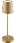 Brilliant Tischleuchte, Gold, Metall, Konisch, F, 11x37x11 cm, Lampen &...