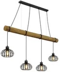 Globo Lighting Led, Schwarz, Holz, F, 20x150x125 cm, Lampen & Leuchten, LED