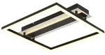 Globo Lighting Led, Schwarz, Metall, 33x7x36 cm, Lampen & Leuchten, LED Beleuchtung,