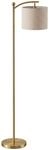 Homcom Stehlampe, Gold, Metall, 30.6x159.6x54.3 cm, Lampen & Leuchten,