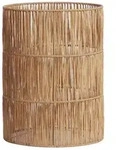 Light & Living Lampenschirm, Braun, Textil, Rund, 25x30x25 cm, Lampen & Leuchten,