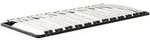 Beliani Lattenrost, Schwarz, Metall, 90x9x200 cm, Schlafzimmer, Lattenroste
