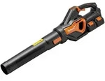 Outsunny Laubsauger, Orange, Kunststoff, 900 W, 22x16x102 cm, Gartenzubeh&ouml;r,