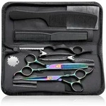 Haarschere, Mehrfarbig, Metall, 7.6x2.5x17.8 cm, Freizeit, Wellness,...