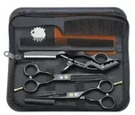 Haarschere, Schwarz, Metall, 9.6x3.1x21.7 cm, Freizeit, Wellness, K&ouml;rperpflege,