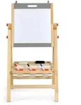 Costway Kinderstaffelei, Grau, Holz, 53.5x104x50.5 cm, Spielzeug,...