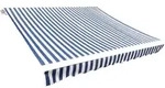 Deluke Markisenstoff, Blau, Textil, Rechteckig, 580x0.3x295 cm, Sonnenschutz &