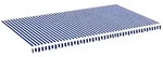 Deluke Markisenstoff, Blau, Textil, Rechteckig, 580x0.3x345 cm, Sonnenschutz &