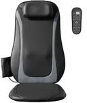 Homcom R&uuml;ckenmassager, Schwarz, Leder, 45x10x105 cm, Freizeit, Wellness,
