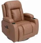 Homcom Massagesessel, Hellbraun, Metall, 1-Sitzer, F&uuml;llung: Taschenfederkern,