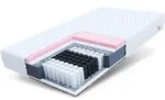 FDM Taschenfederkernmatratze, Wei&szlig;, Textil, H3 + H4, F&uuml;llung:...