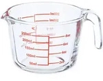 Relaxdays Messbecher, Transparent, Glas, Backen, Backhelfer, Messbecher