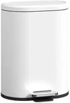 Homcom M&uuml;lleimer, Wei&szlig;, Metall, 25.5x37.5x30 cm, K&uuml;chen, K&uuml;chenausstattung,