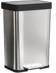 Homcom M&uuml;lleimer, Silber, Metall, 36x66.5x44 cm, K&uuml;chen, K&uuml;chenausstattung,
