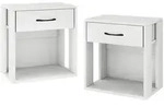 Vicco Nachttisch, Wei&szlig;, Holzwerkstoff, 1 F&auml;cher, Rechteckig, 39x41x28 cm,