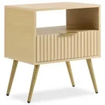 Idimex Nachttisch, Eiche, Holzwerkstoff, Mode, 50x60x40 cm, Schlafzimmer,...