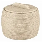 Kleine Wolke Kosmetikdose Sand, Sand, Kunststoff, Streifen, rund, 8.5 cm, Global