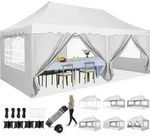 Faltpavillon, Wei&szlig;, Textil, 600x315x300 cm, Sonnenschutz & Sichtschutz,...