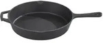 GSW Grillpfanne Black Iron Bbq, Schwarz, Metall, kratzfest, schadstofffrei gem&auml;&szlig;
