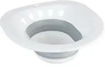 Relaxdays Sitzbad, Wei&szlig;, Kunststoff, Oval, 36x12x39 cm, Badezimmer, WC...