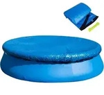Poolabdeckplane, Blau, Kunststoff, 305x305 cm, Freizeit, Pools und Wasserspa&szlig;,