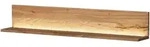 Massivmoebel24 Wandregal, Natur, Holz, Echtholz,Wildeiche, 1 F&auml;cher, 165x19x17...