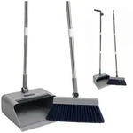 Relaxdays Kehrset, Mehrfarbig, Kunststoff, Metall, 25.5x124x25.5 cm, Gartenzubeh&ouml;r,