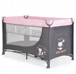 Moni Babyreisebett, Rosa, Metall, 60x120 cm, Babym&ouml;bel, Babybetten, Reisebetten