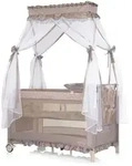 Chipolino Babyreisebett, Beige, Metall, 60x120 cm, Babym&ouml;bel, Babybetten,