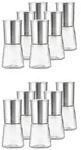 Ritzenhoff Breker Gew&uuml;rzm&uuml;hlenset, Transparent, Silber, Glas, Metall, 7x15x14 cm,