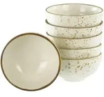 Creatable Dipschale Nature Collection Creme, Creme, Keramik, 6-teilig, rund,...
