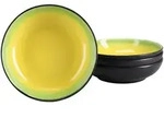 Creatable Sch&uuml;sselset Hot Green, Gr&uuml;n, Schwarz, Hellgelb, Keramik, 4-teilig,