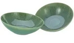 Creatable Sch&uuml;sselset Sea Breeze, Gr&uuml;n, Keramik, 2-teilig, rund, handbemalt,