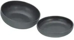 Creatable Salatsch&uuml;ssel UNO Black, Schwarz, Keramik, 2-teilig, rund,