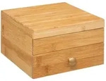 5five Simply Smart Schmuckschatulle, Braun, Naturmaterialien, 15x9.5x15 cm,...